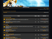 Tablet Screenshot of hentaiforums.net